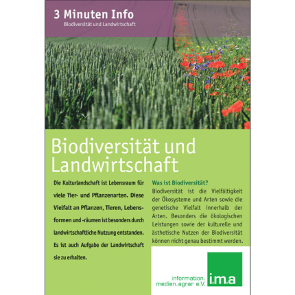3 Minuten Info Biodiversitt und Landwirtschaft
